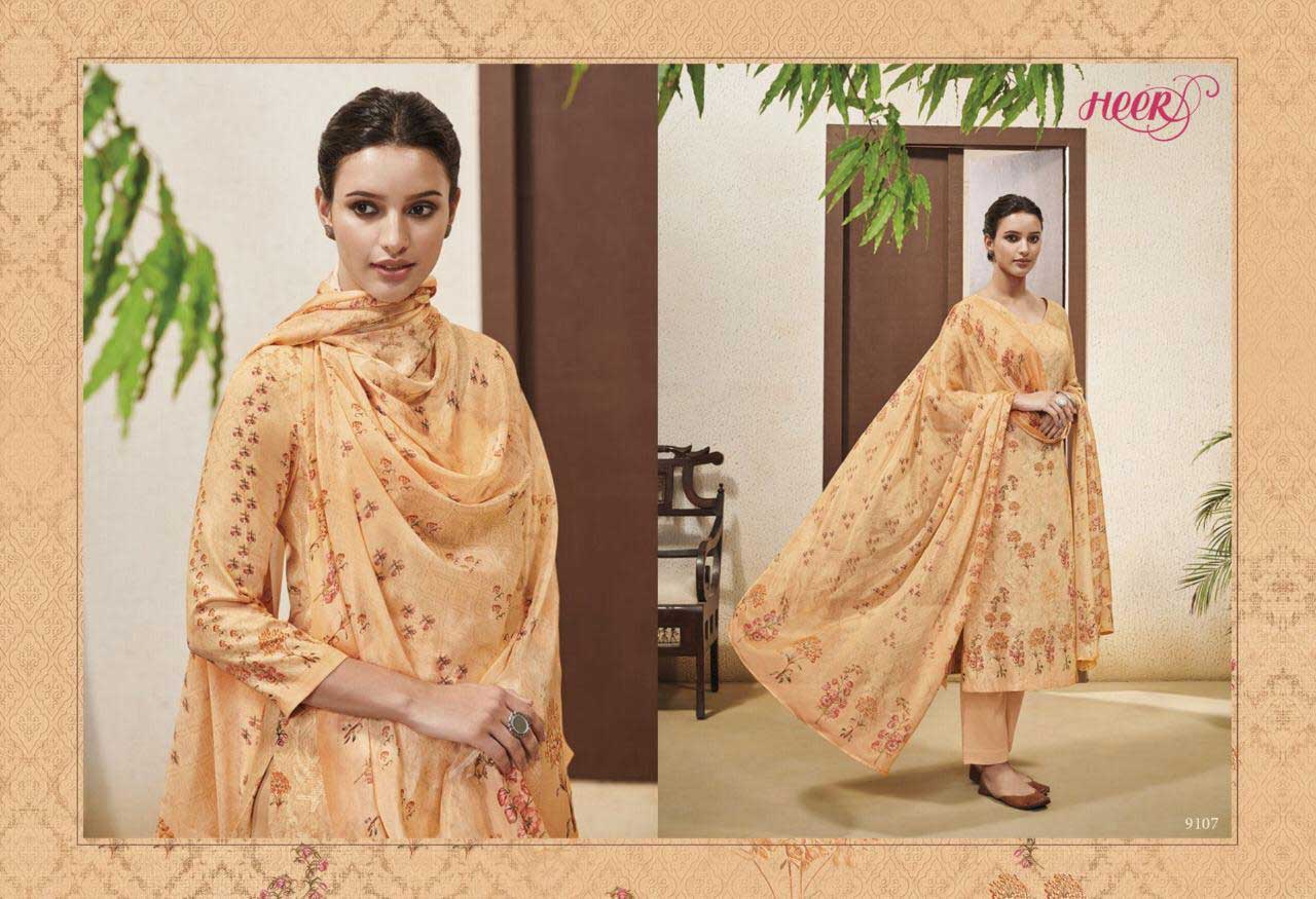 Kimora Heer Vol 48 Cross Stitch Embroidered Salwar Suits Kimora Heer Vol 48 Cross Stitch Embroidered Salwar Suits